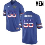 Men's Florida Gators #58 Jahim Lawrence NCAA Nike Blue USA Flag Fashion Authentic Stitched College Football Jersey ZDC0462TY